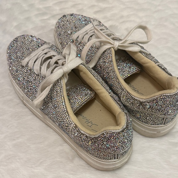 Betsey Johnson Fabulous Sparkle Sneakers - Picture 5 of 6